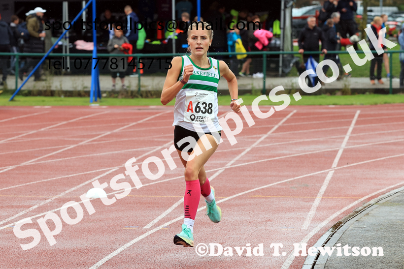 Womens Under-17s 2025 Northern Athletics Autumn Road Relays, Leigh, Lancashire. Photo: David T. Hewitson/Sports for All Pics